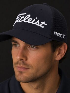 Titleist Tour Performance Mesh Cap in Navy / White
